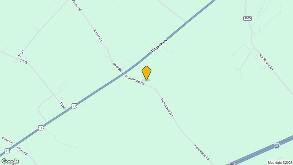 305 Hammond Rd Map and Location Details