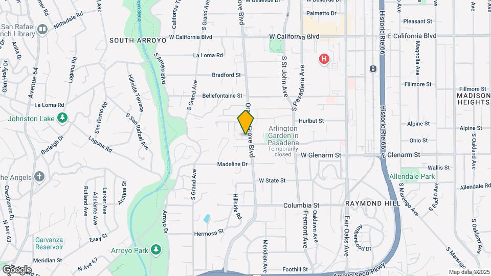 995 Orange Grove Blvd Map and Location Details