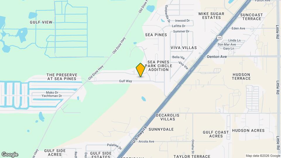 8229 Gulf Way Map and Location Details