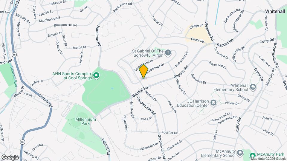 5411 Fieldcrest Dr Map and Location Details