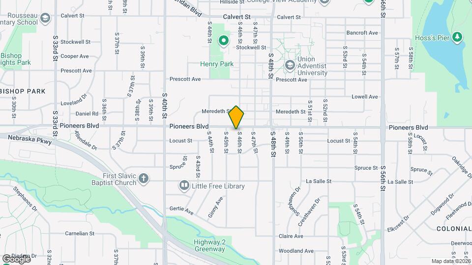 4311 S 46th St Map and Location Details