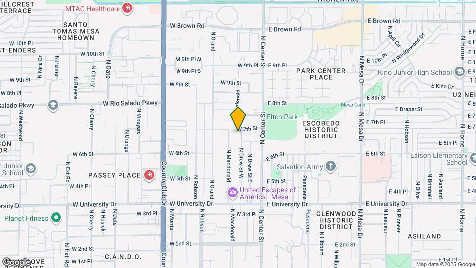 652 N Drew St W Map and Location Details