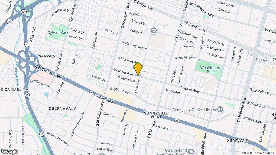 405 Leota Ave Mapa y Detalles de la Ubicación