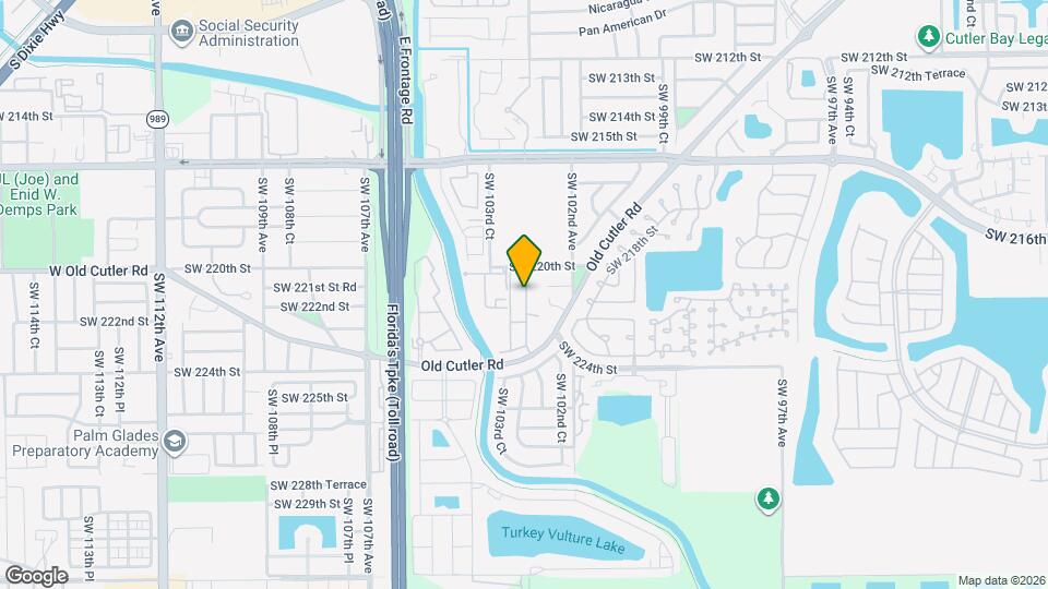 22126 SW 103rd Ave Mapa y Detalles de la Ubicación
