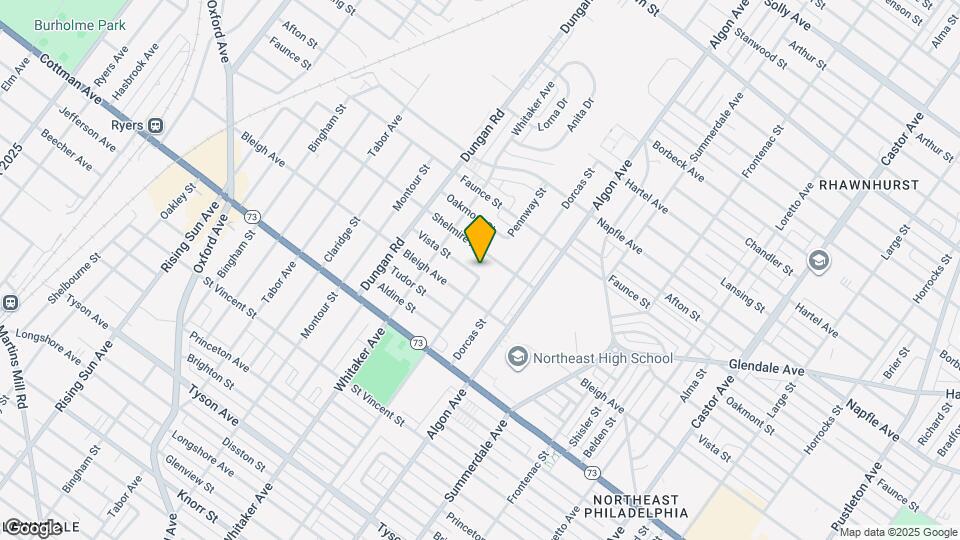 1441 Vista St Map and Location Details