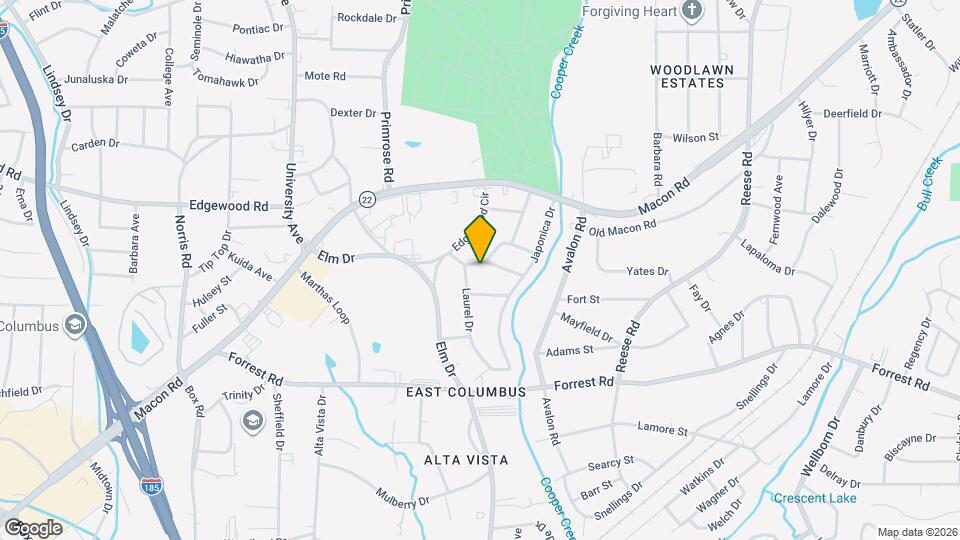 4110 Althea Dr Mapa y Detalles de la Ubicación