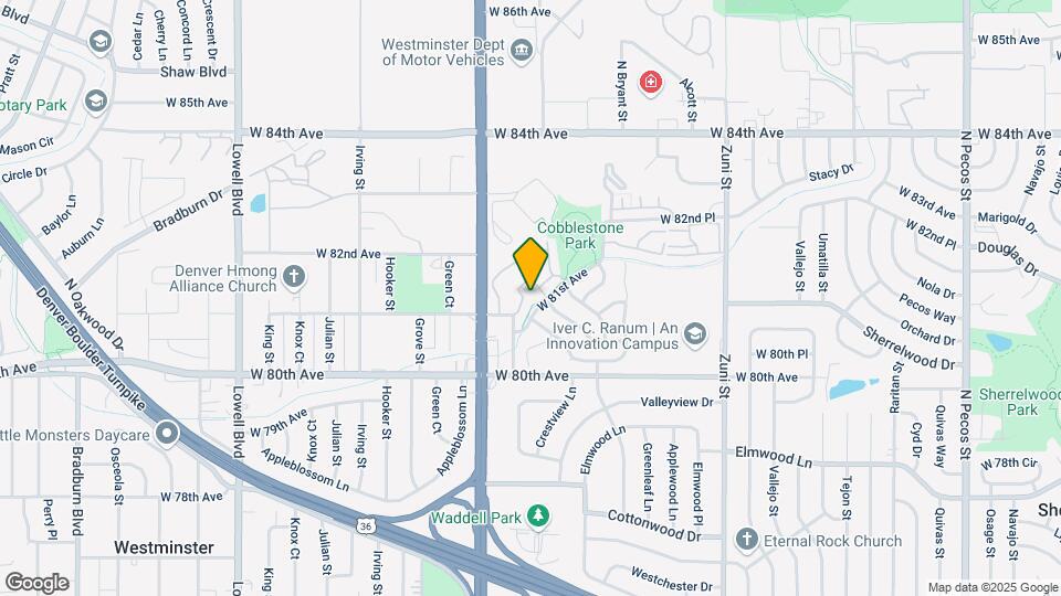 2907 W 81st Ave Map and Location Details