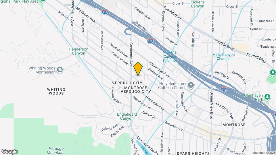 2747 Hermosa Ave Map and Location Details