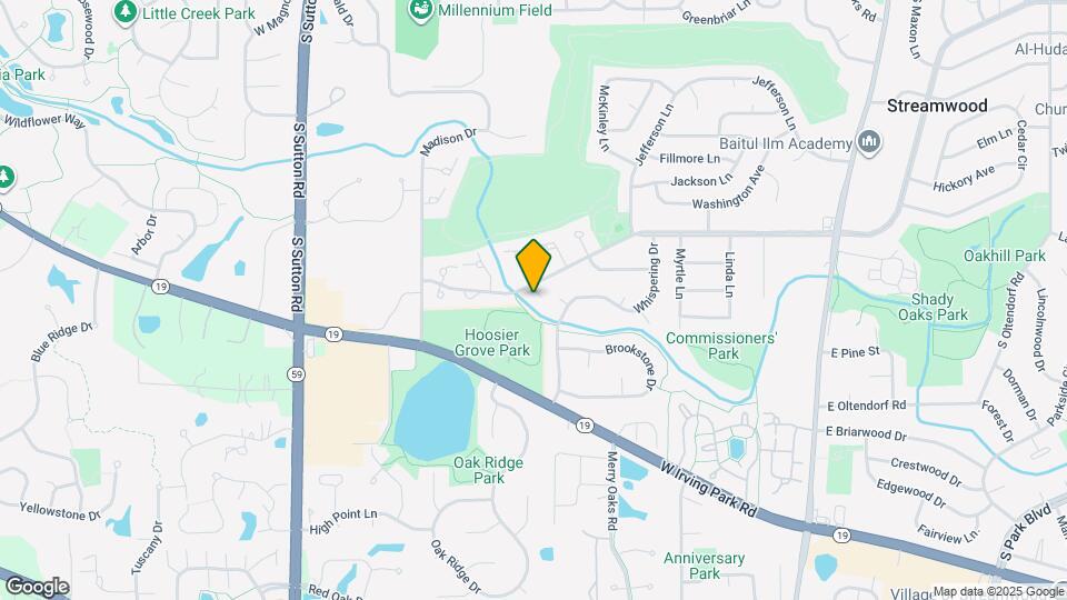 629 W Streamwood Blvd Map and Location Details