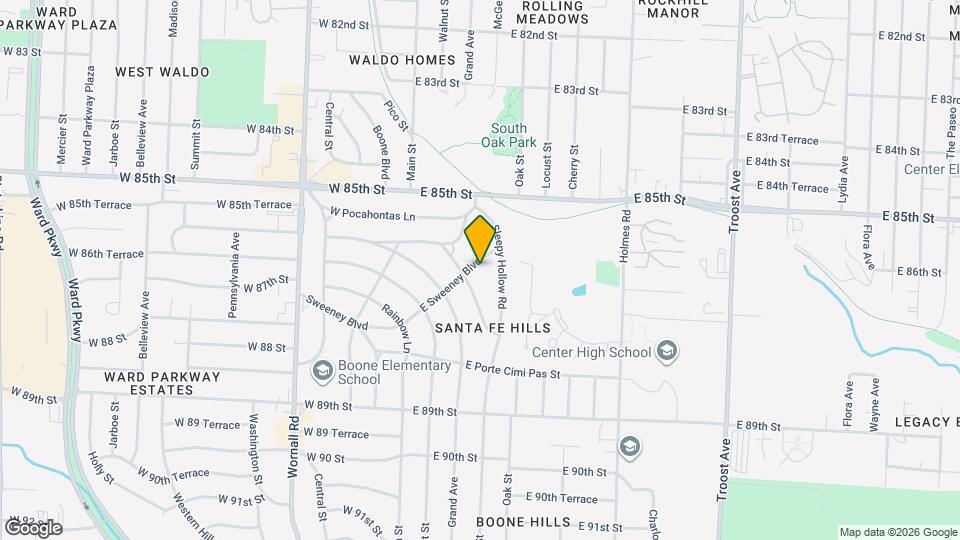 311 E Sweeney Blvd Map and Location Details