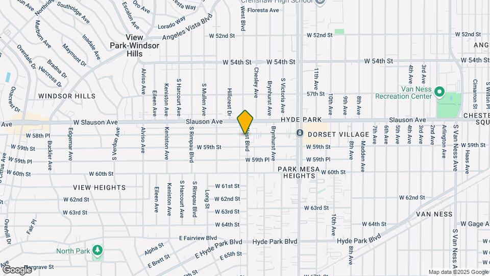 5859 West Blvd Map and Location Details
