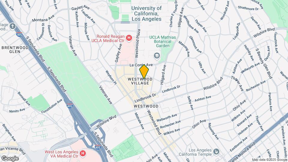 1041 Glendon Ave Mapa y Detalles de la Ubicación