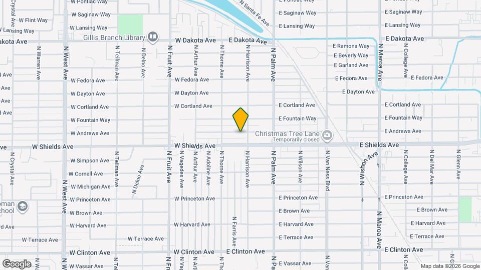 74 E Andrews Ave Map and Location Details