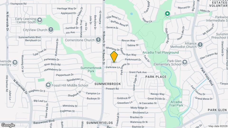 4612 Parkmount Dr Mapa y Detalles de la Ubicación