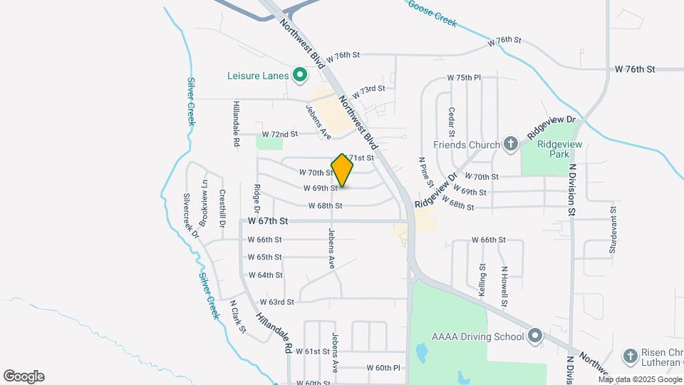 2707 W 69th St Map and Location Details