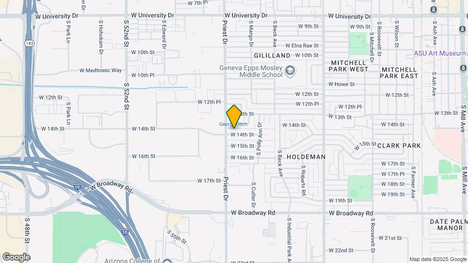 1368 W 14th St, Unit Full House Mapa y Detalles de la Ubicación