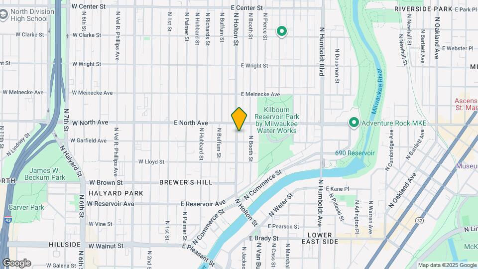 2220 N Holton St Map and Location Details