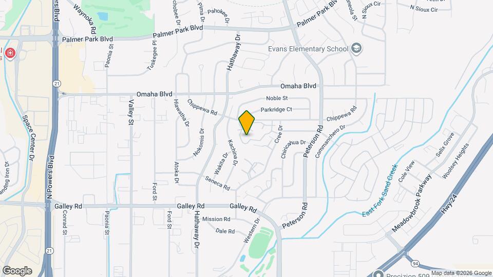 1268 Soaring Eagle Dr Map and Location Details