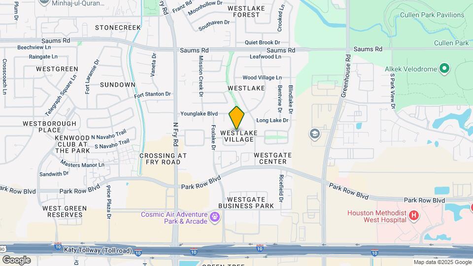 19523 Lake Hollow Ln Map and Location Details