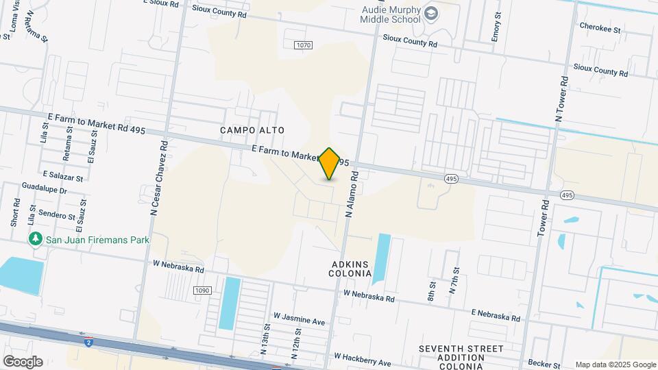 1118 Country Club Drive Map and Location Details