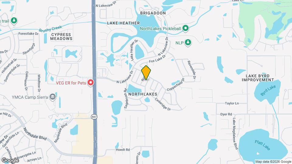 3109 Sandspur Dr Map and Location Details