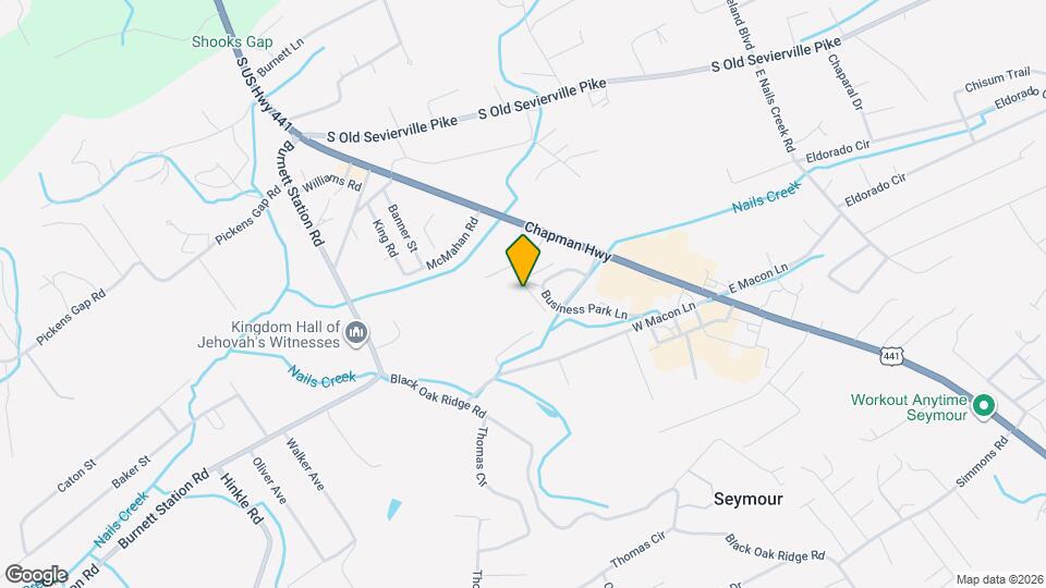 121 Creekwood Way Map and Location Details