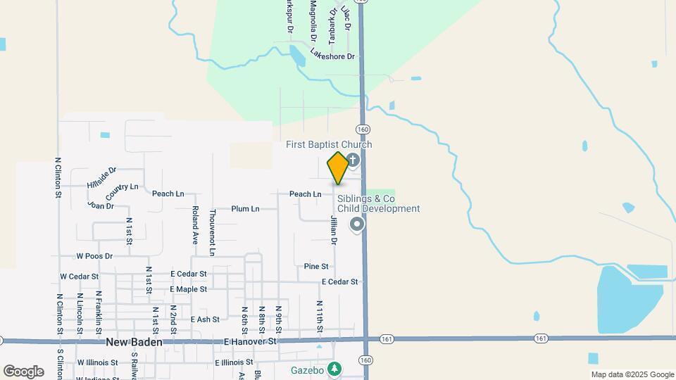 1202 Peach Ln Map and Location Details