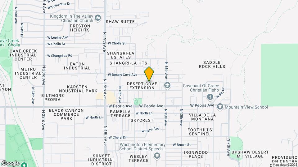 1546 W Mercer Ln Map and Location Details