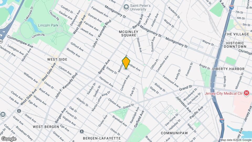 61 Belmont Ave Map and Location Details