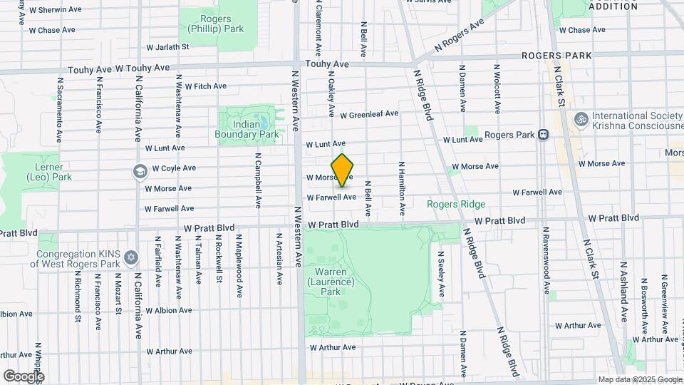 2242 W Farwell Ave-Unit -1 Map and Location Details