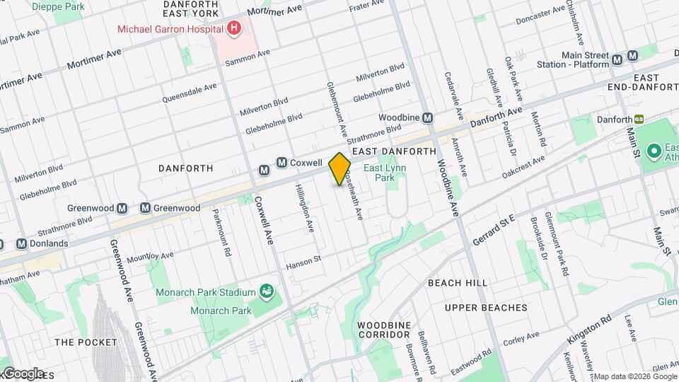 137 Bastedo Ave Map and Location Details