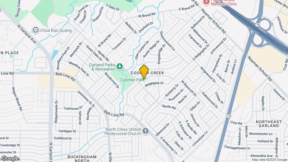 414 Pebblecreek Dr Map and Location Details