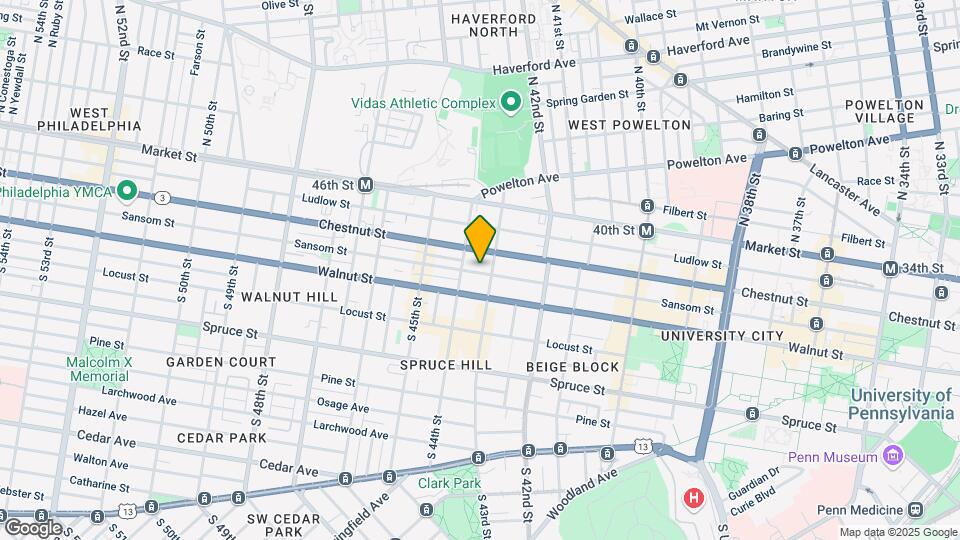 4315 Sansom St Map and Location Details