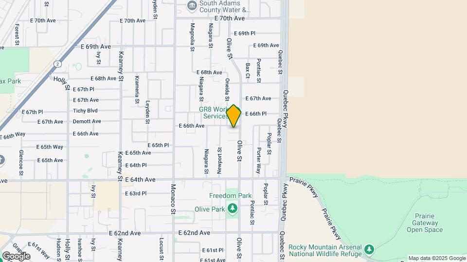 6561-6579 Olive St Map and Location Details