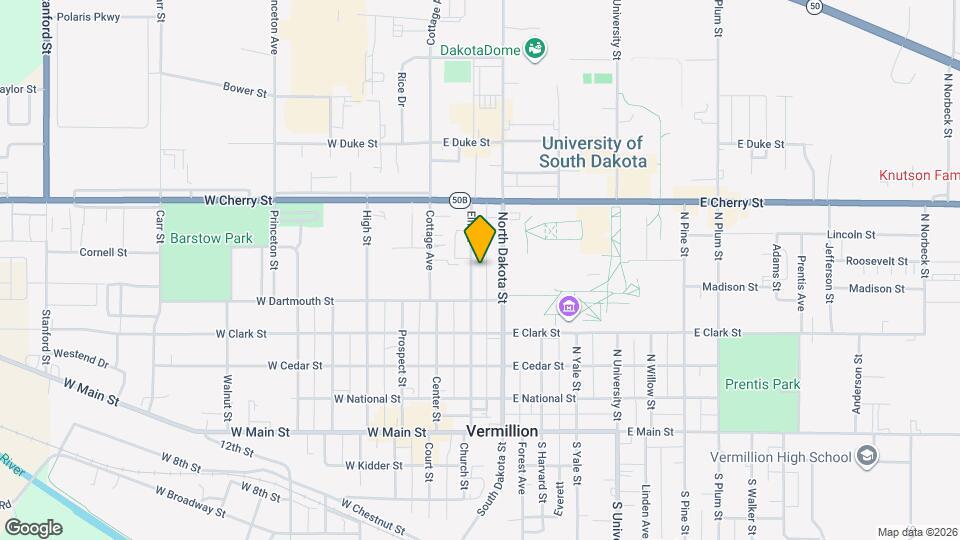 501 Elm St Map and Location Details