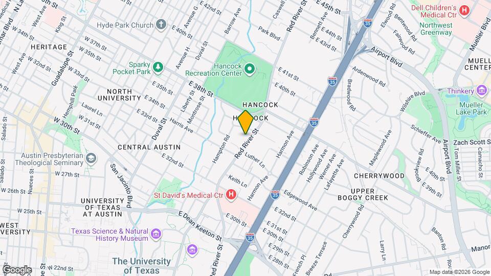 3508 Red River St Map and Location Details