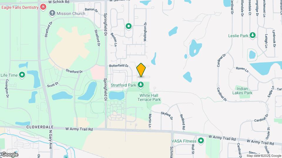 208 Glengarry Dr Map and Location Details