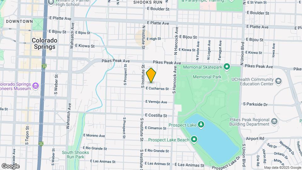 920 E Cucharras St Map and Location Details