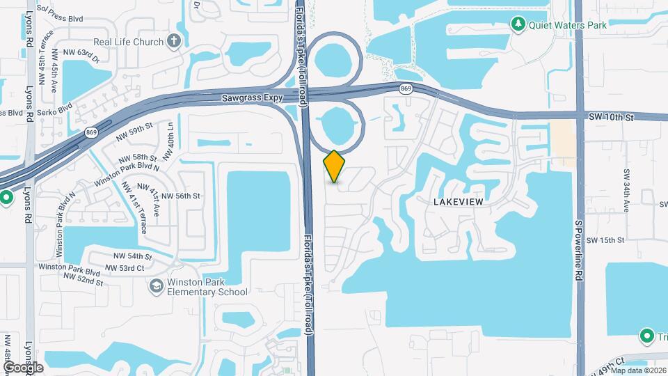 1245 SW 46th Way Map and Location Details