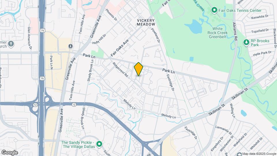 8560 Park Ln Map and Location Details