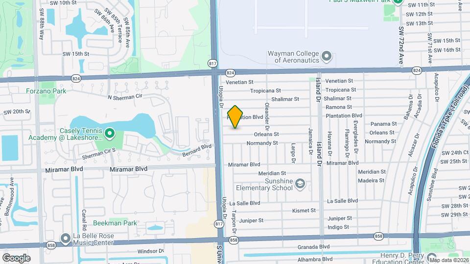 7961 Orleans St Mapa y Detalles de la Ubicación