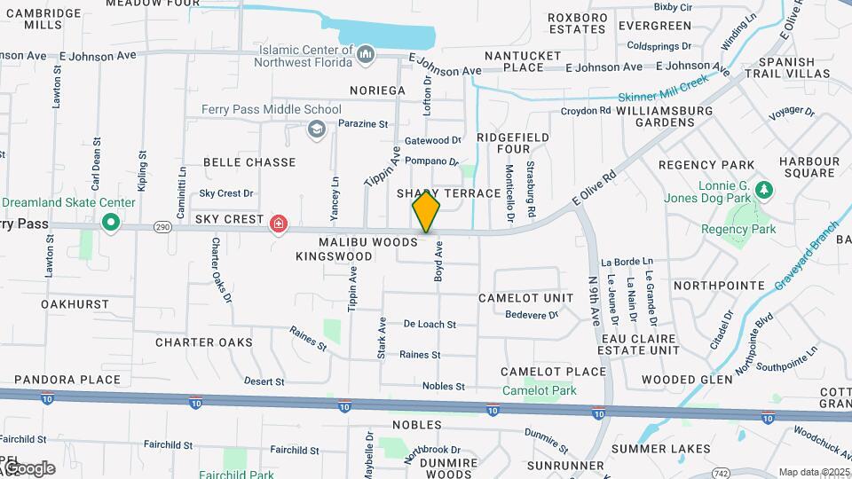 3687 E Olive Rd Mapa y Detalles de la Ubicación