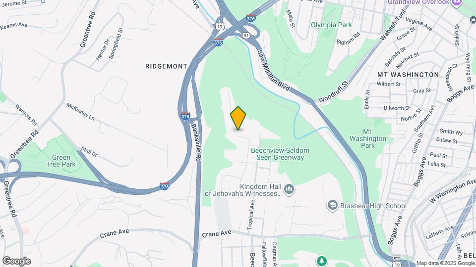 1128 Shadycrest Dr Map and Location Details