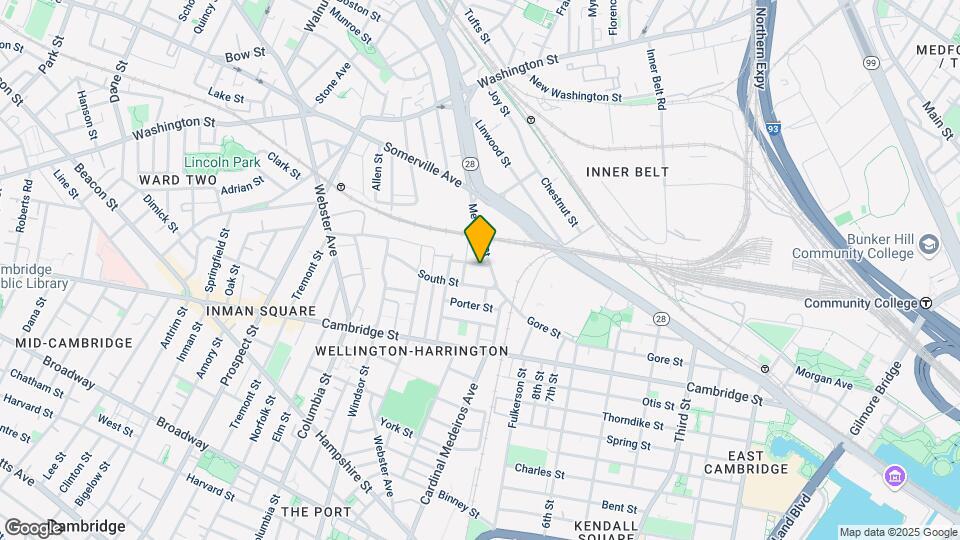 7 Ward St, Unit 1 Map and Location Details