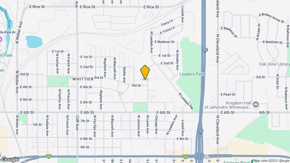 Whittier Apartments Map and Location Details