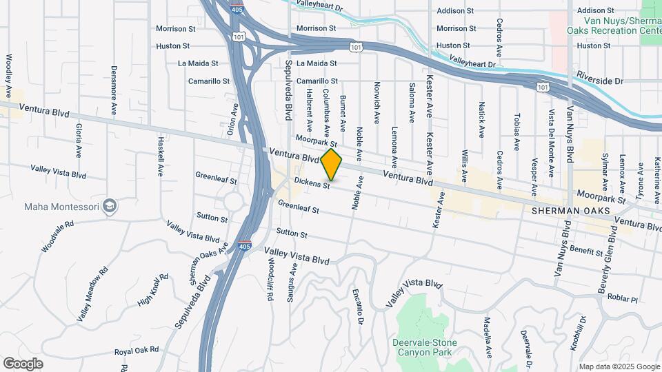 15155 Dickens St, Unit 3.4 Map and Location Details