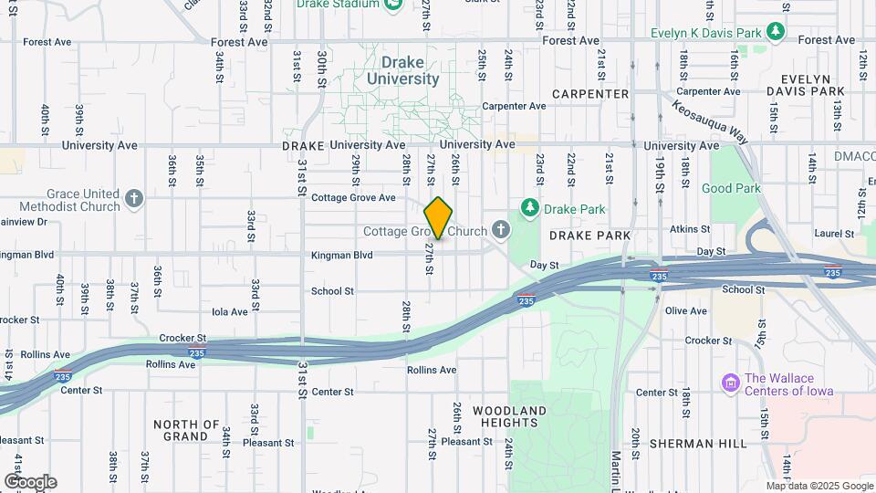 2615 Kingman Blvd. Map and Location Details