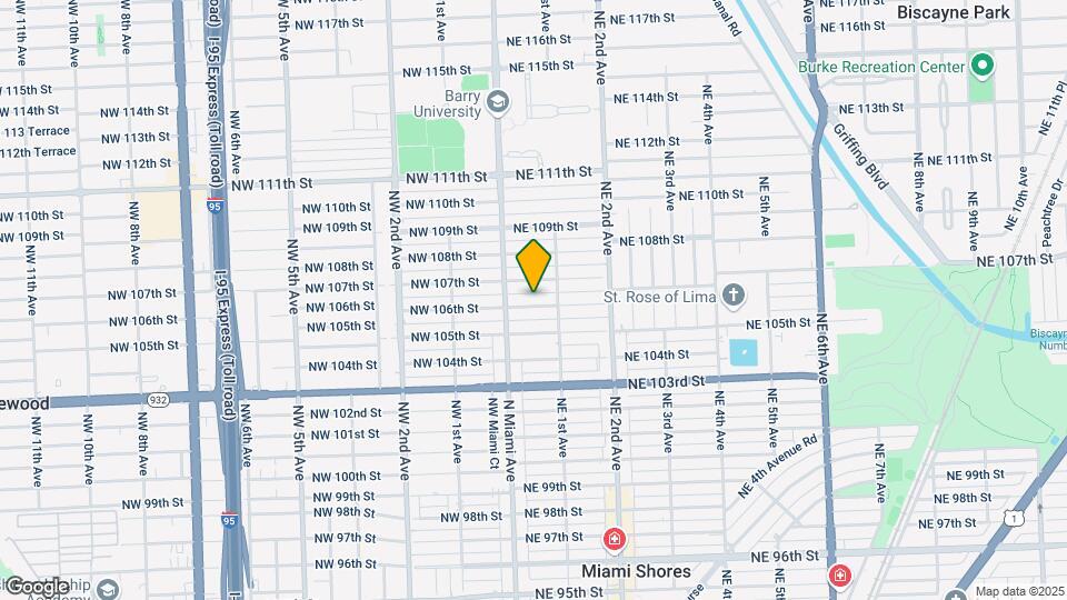 53 NE 106th St Mapa y Detalles de la Ubicación
