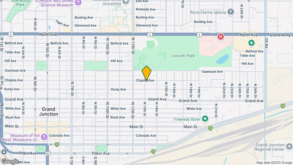 1303 Chipeta Ave Map and Location Details