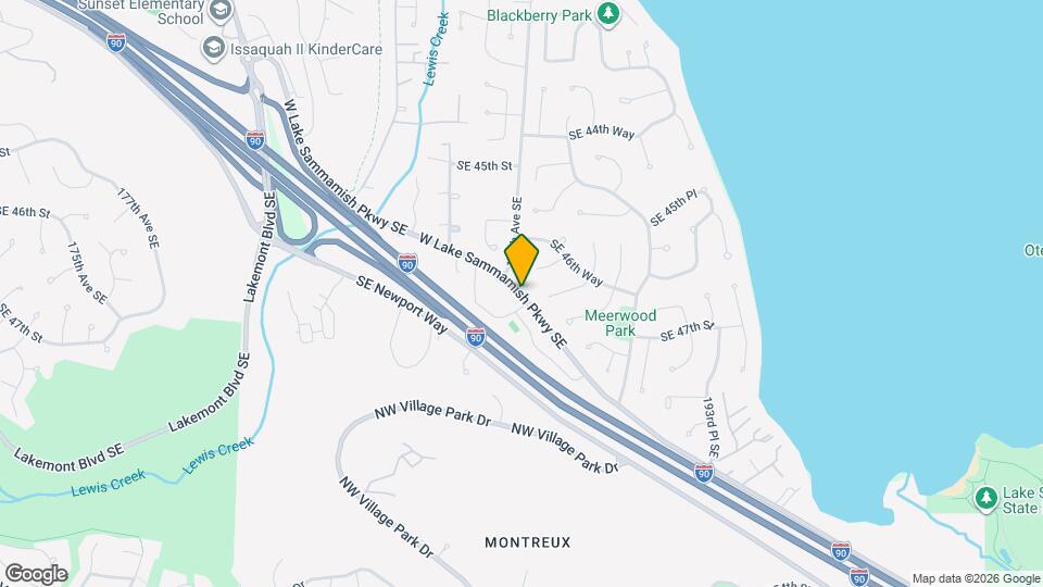 4717 W Lake Sammamish Pky SE, Unit C305 Map and Location Details
